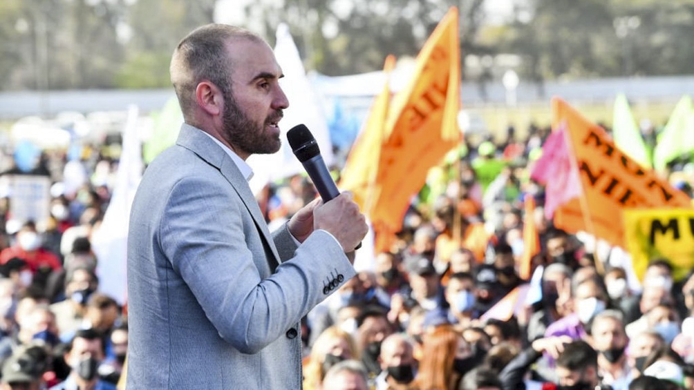 "Argentina está generando más producción y empleo", dijo Guzmán. Foto: Prensa Economía.