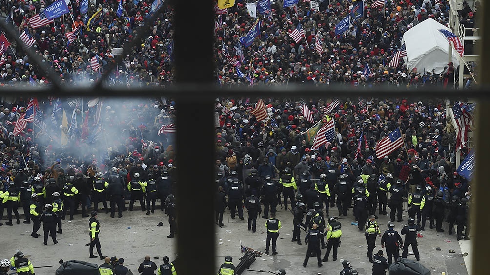 El 6 de enero de este año, un grupo de simpatizantes de Trump ingresó al Capitolio