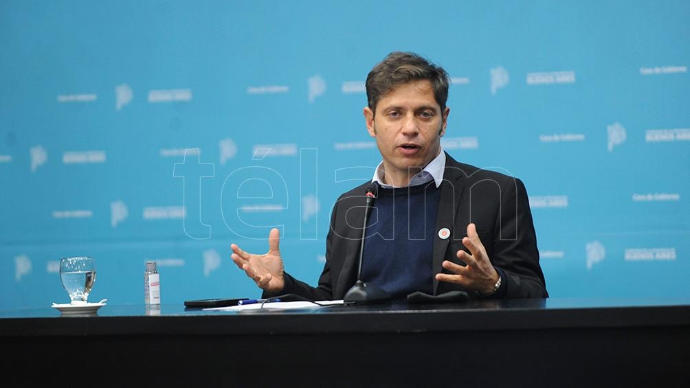 Kicillof: "El monotributo unificado apunta a simplificarles la vida con menos trámites y a su vez a mejorar la recaudación". Foto Eva Cabrera.