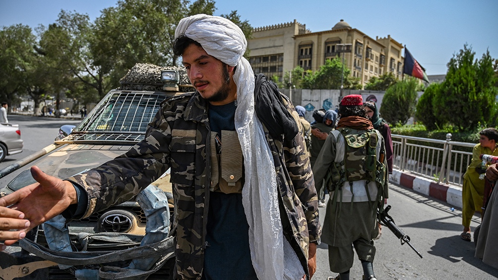 Este domingo, los talibanes anunciaron la toma de la capital afgana, Kabul.Foto: AFP.