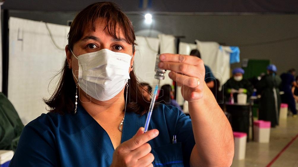 Belinda Pérez trabaja desde hace 15 años en el Hospital Artémides Zatti. Foto: Marcelo Ochoa