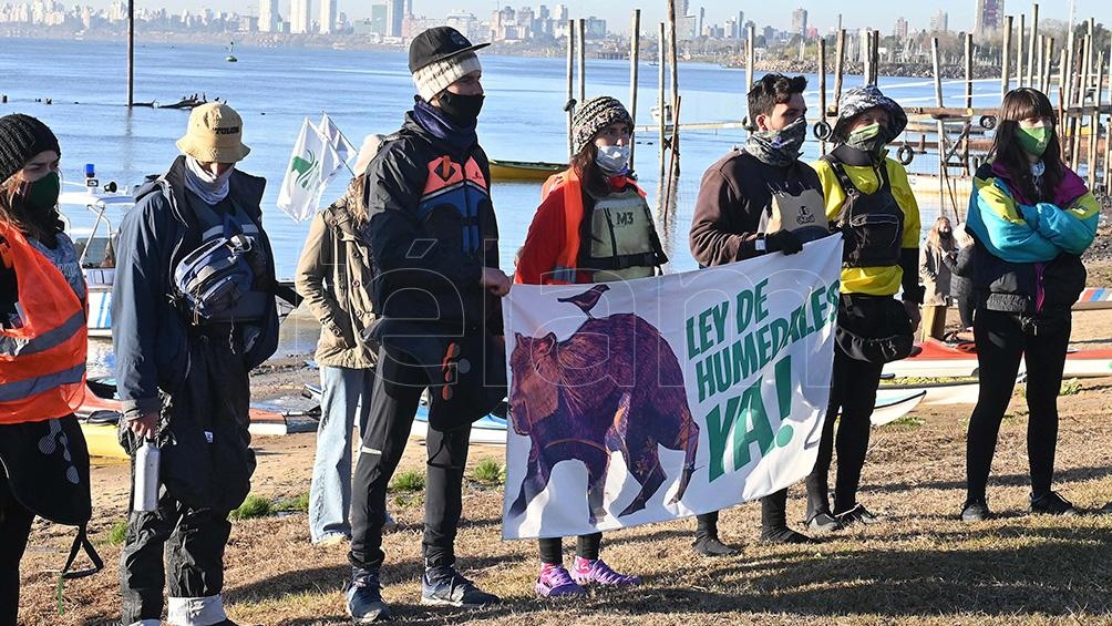 Impulsan esta simbólica protesta "en medio de una grave situación socioambiental". Foto: Sebastián Granata