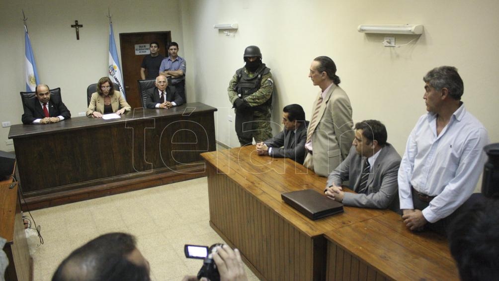 El tribunal que condenó a Menocchio por la muerte de Nozzi. También recibió otra pena de prisión perpetua por otra muerte en Chaco. (Foto: Juan Pablo Faccioli/Télam).
