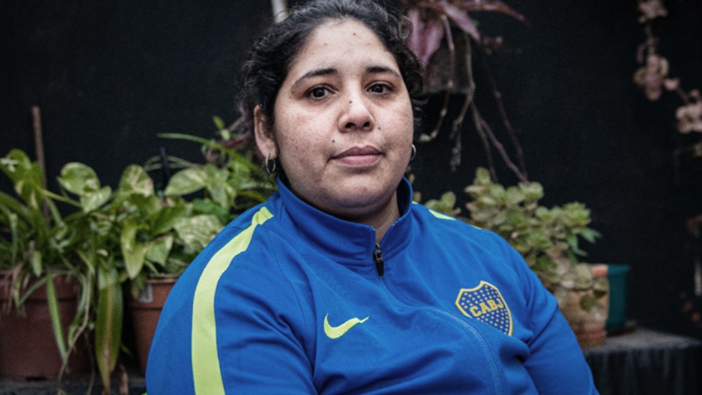 Elisa Molina (37), madre de cuatro hijos y con prisión domiciliaria desde hace más de un año.