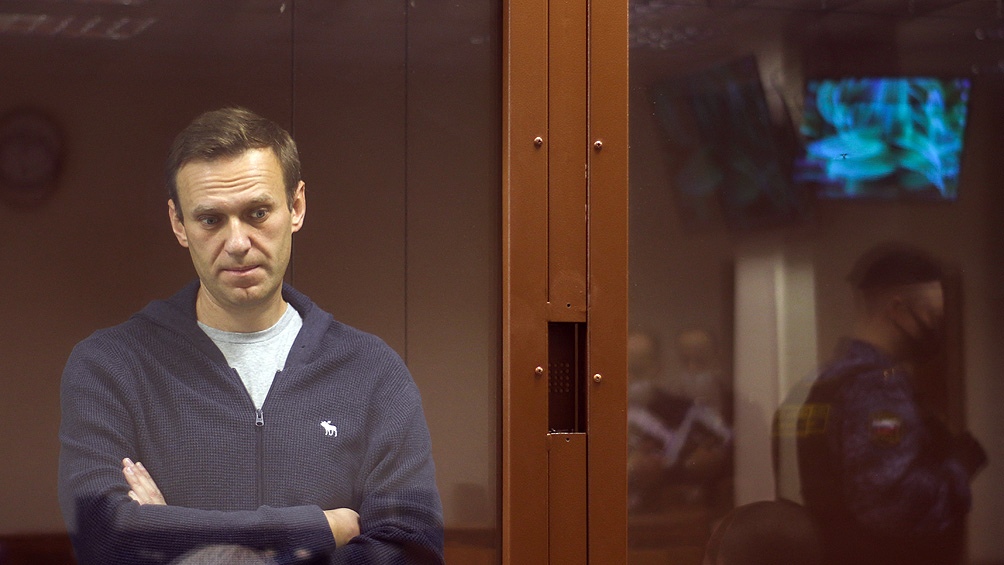 Alexey Navalny cumple una condena de 3 años y medio de cárcel