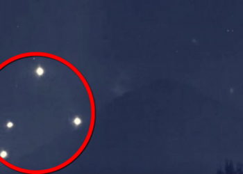 Qué fueron las luces que se vieron en el cielo junto al volcán Popocatépetl