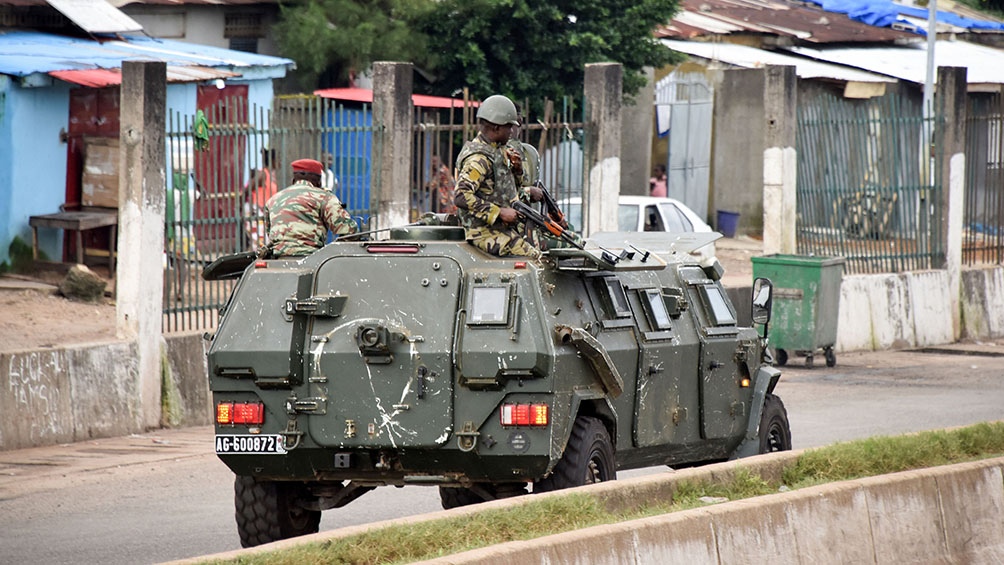 Los militares toman el Gobierno guineano. Foto: AFP.