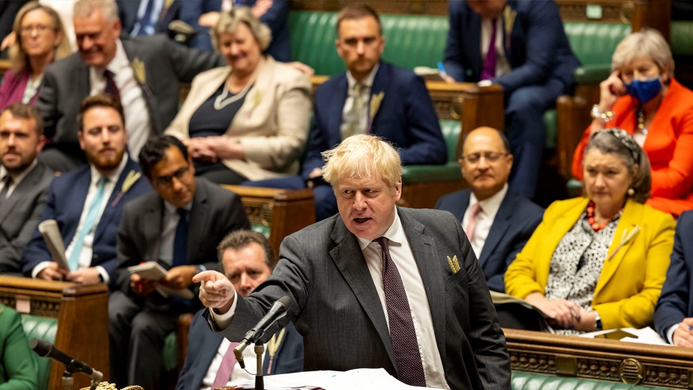 Boris Johnson anunció cambios en su gabinete. Foto: AFP. 