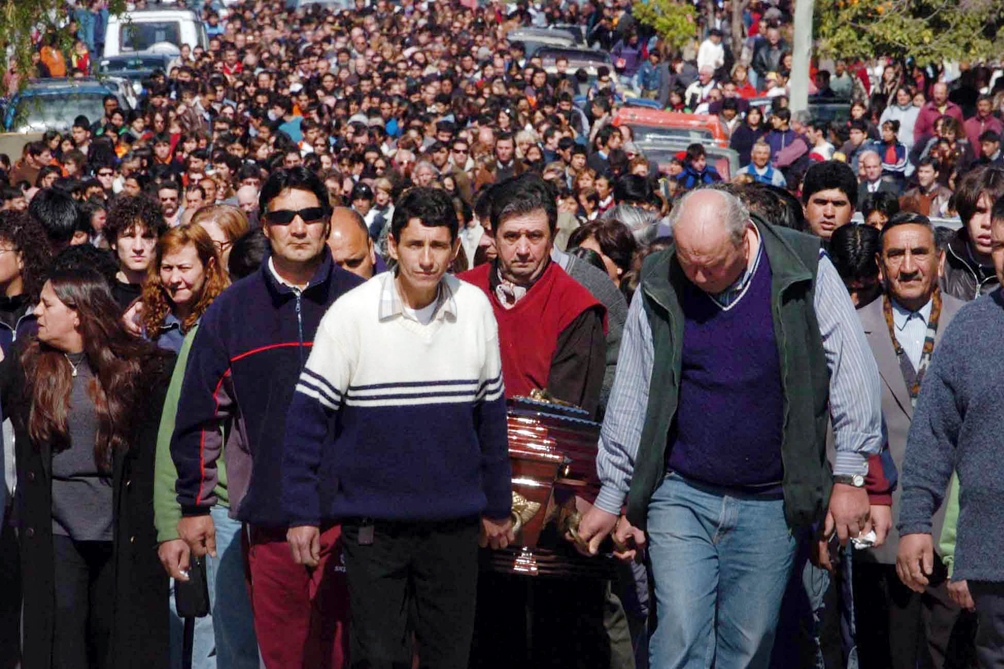 El día del sepelio de las víctimas convocó a todo Carmen de Patagones.