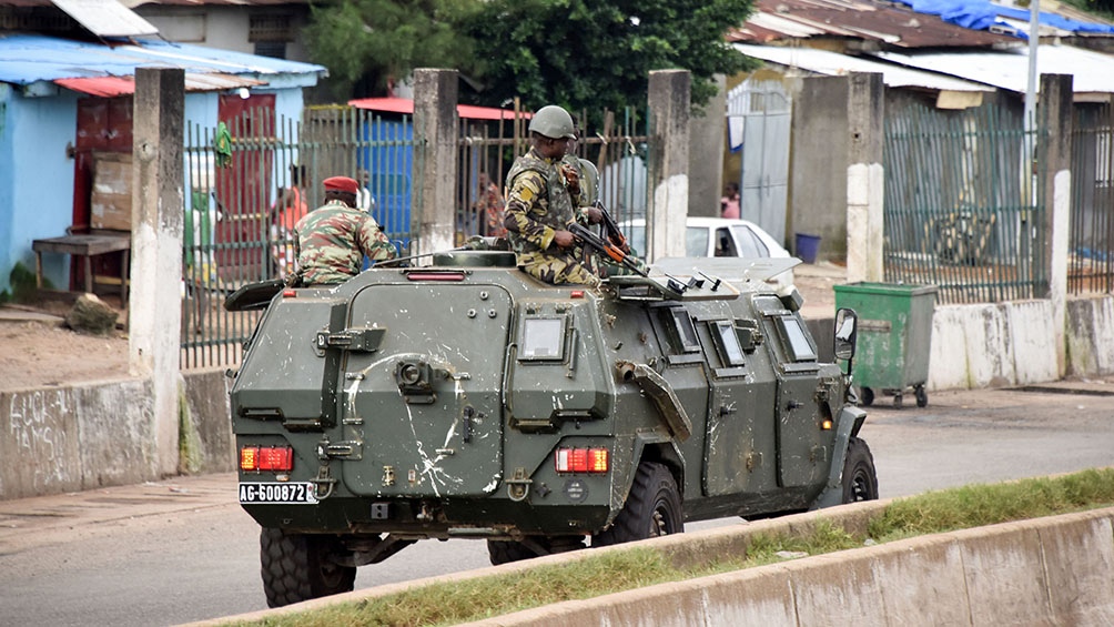 El domingo los militares toman el Gobierno guineano. Foto: AFP.