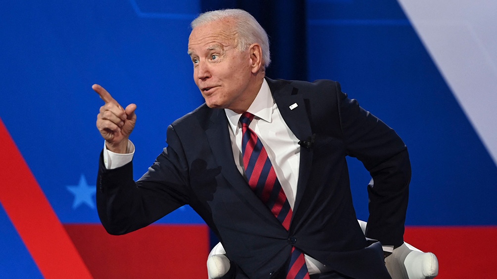 Biden aseguró que el objetivo es "defender" los intereses de los tres países en la región. Foto: AFP.