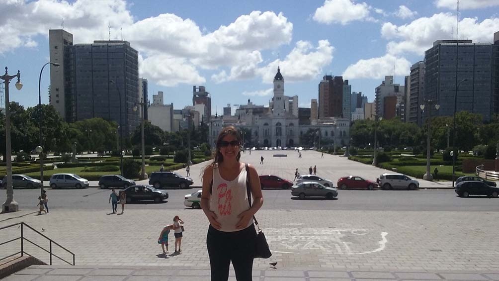 Lilibet Enriquez, licenciada en Periodismo, llegó a la Argentina en agosto de 2015 "invitada" por su "compañero de vida".