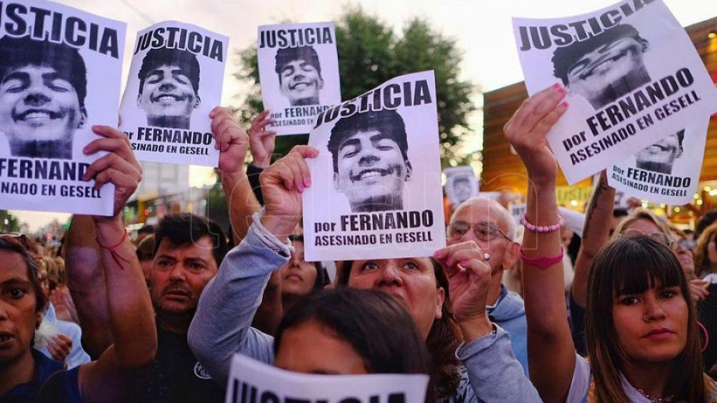 El joven Fernando Báez Sosa fue golpeado hasta morir hace un año y ocho meses.