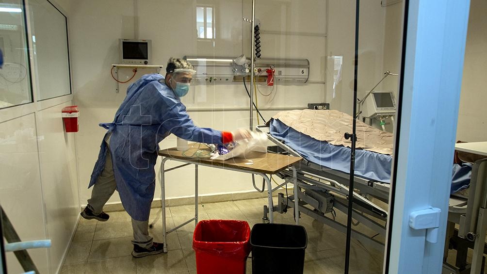 El director del Hospital Zonal de Bariloche afirmó que "tenemos un solo paciente en cama de UTI, un hombre muy mayor que ya está curado". (Foto: Alejandra Bartoliche)