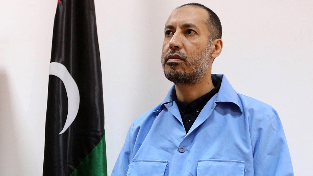 Saadi Kaddafi estaba acusado de crímenes contra los manifestantes. (Foto AFP)