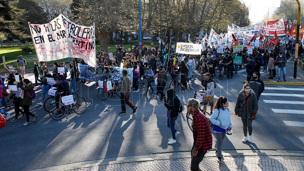 Marcha en Mar del Plata. Foto: Alejandro Moritz.