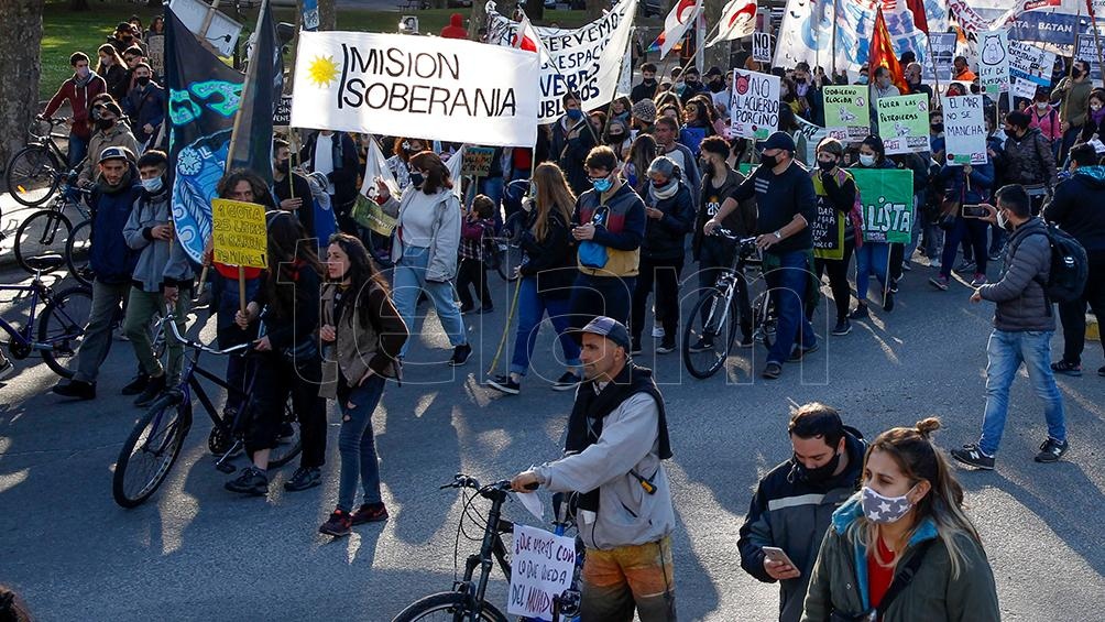Marcha en Mar del Plata. Foto: Alejandro Moritz.