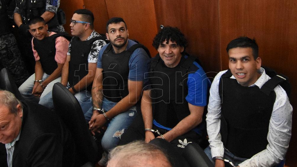 Integrantes de la banda Los Monos.