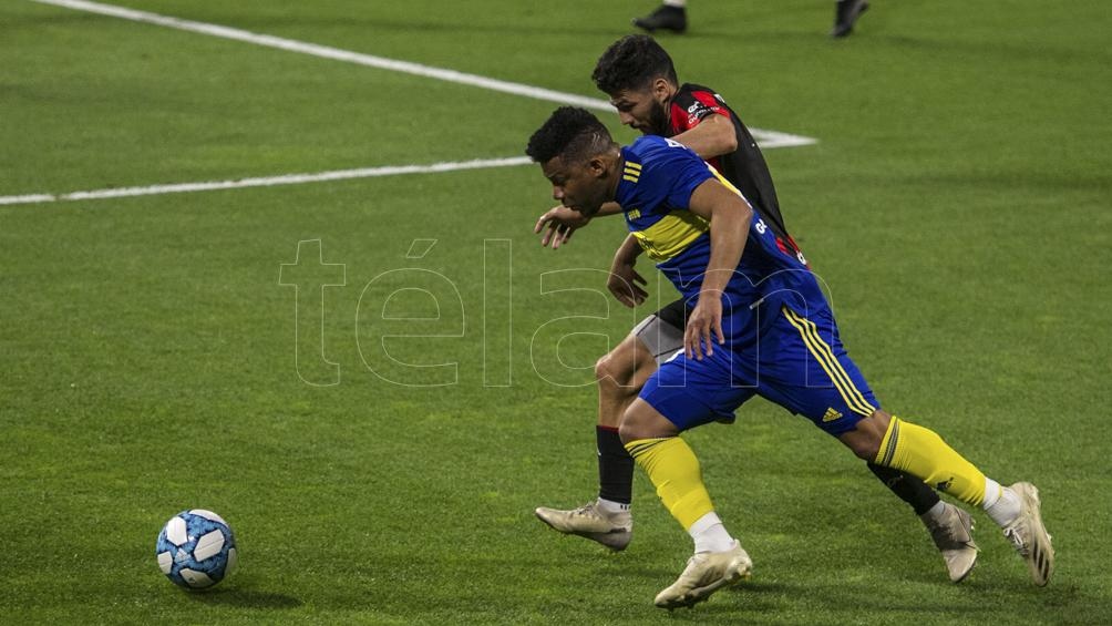 Fabra volvió a la titularidad en Boca y tuvo un buen partido (Foto: Emilio Rapetti).