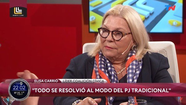 Para Elisa Carrió, el cargo de Juan Manzur es “una venganza” de Cristina Kirchner: “Quiere que se lo lleve puesto la Historia”