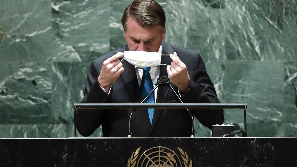 Bolsonaro retomó su aspiración de tener un asiento permanente en el Consejo de Seguridad del organismo (Foto: AFP).