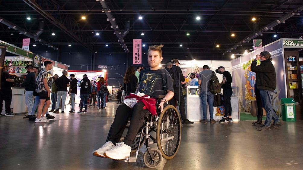 La segunda edición de la Expo Cannabis, comenzó este viernes en La Rural, con el doble de stands y pabellones, Foto: Florencia Downes