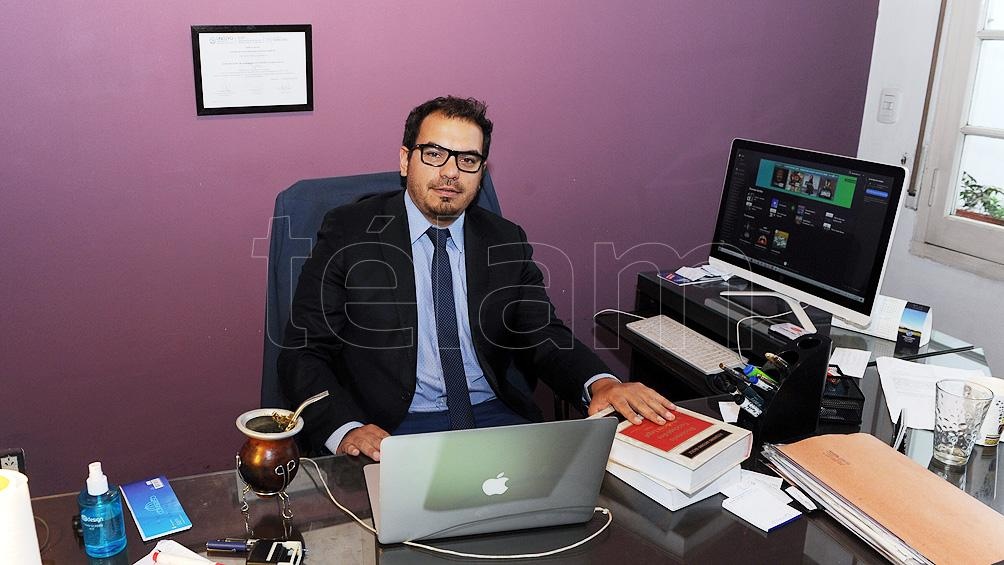 Maximiliano Legrand, el abogado del acusado. Foto: Alfredo Ponce.