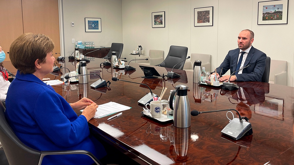 Guzmán mantuvo esta semana una nueva reunión con la titular del FMI.