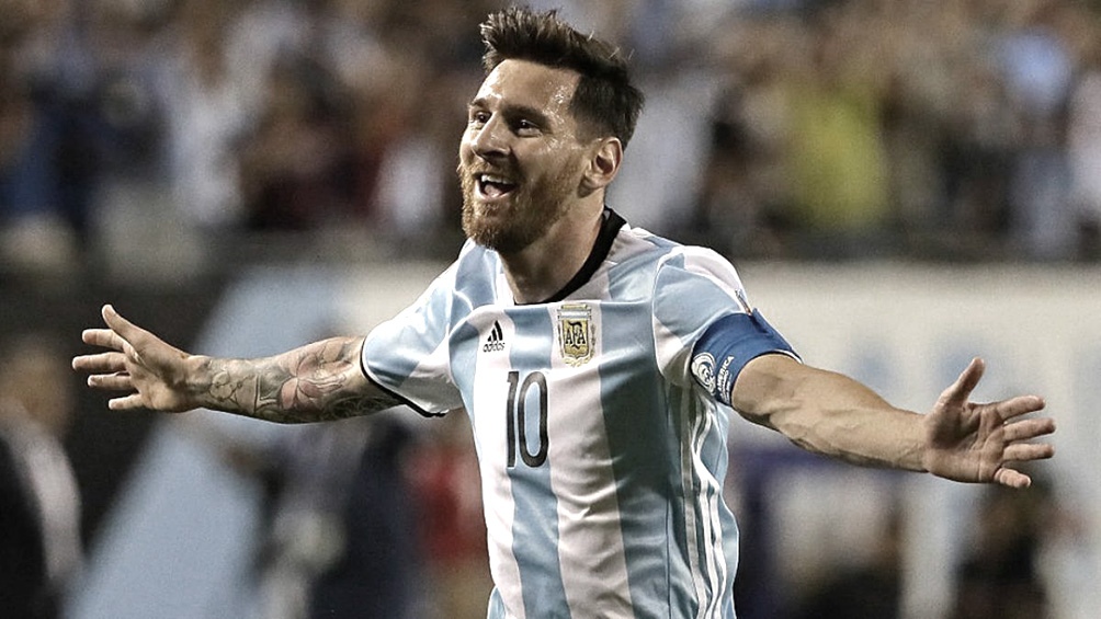 Messi, una de las figuras del seleccionado argentino.