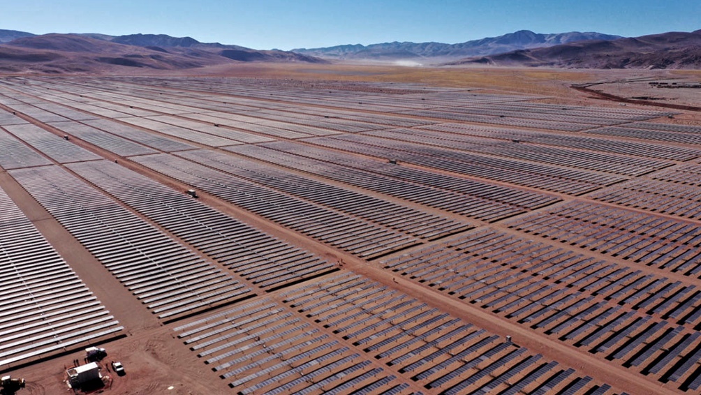 El lugar elegido para la construcción de Cauchari es uno de los de mayor radicación solar del planeta.