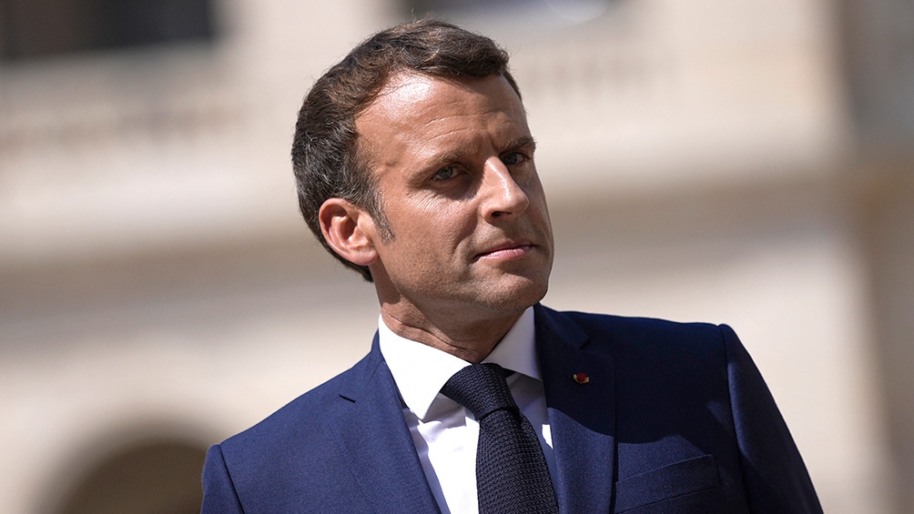 Francia va a relanzar el combate para la abolición universal", dijo Macron. (Foto AFP)
