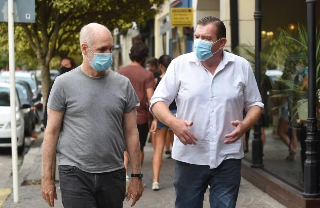 Fuego amigo: mientras cosechaba elogios en Mendoza, Larreta era cuestionado por Guillermo Montenegro