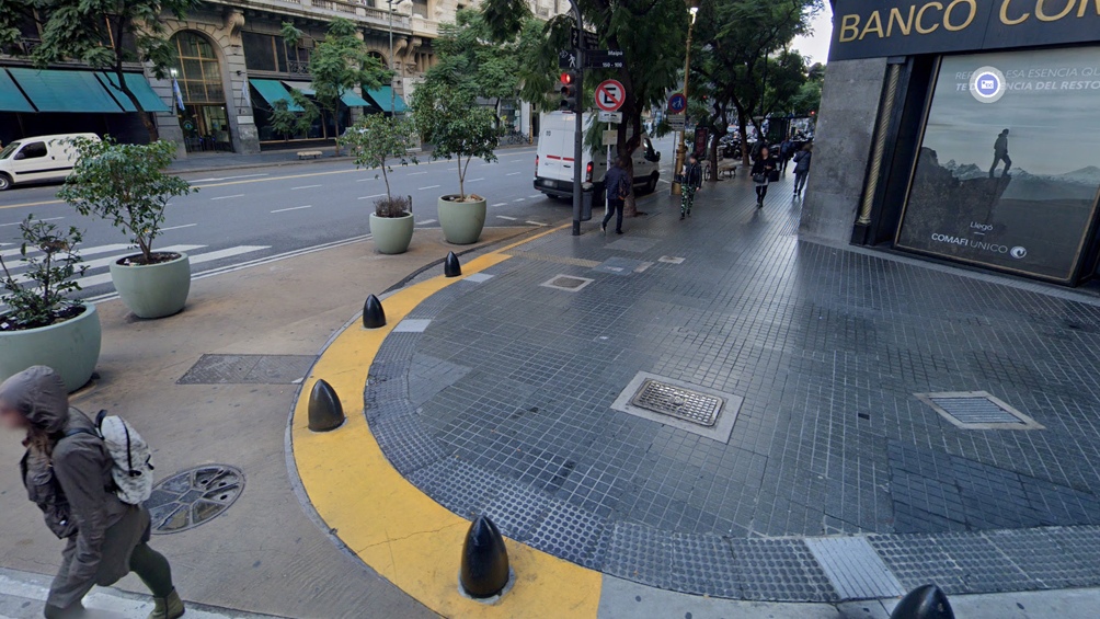 La inauguración de la obra será sobre esa ochava, en Maipú y Diagonal Norte.