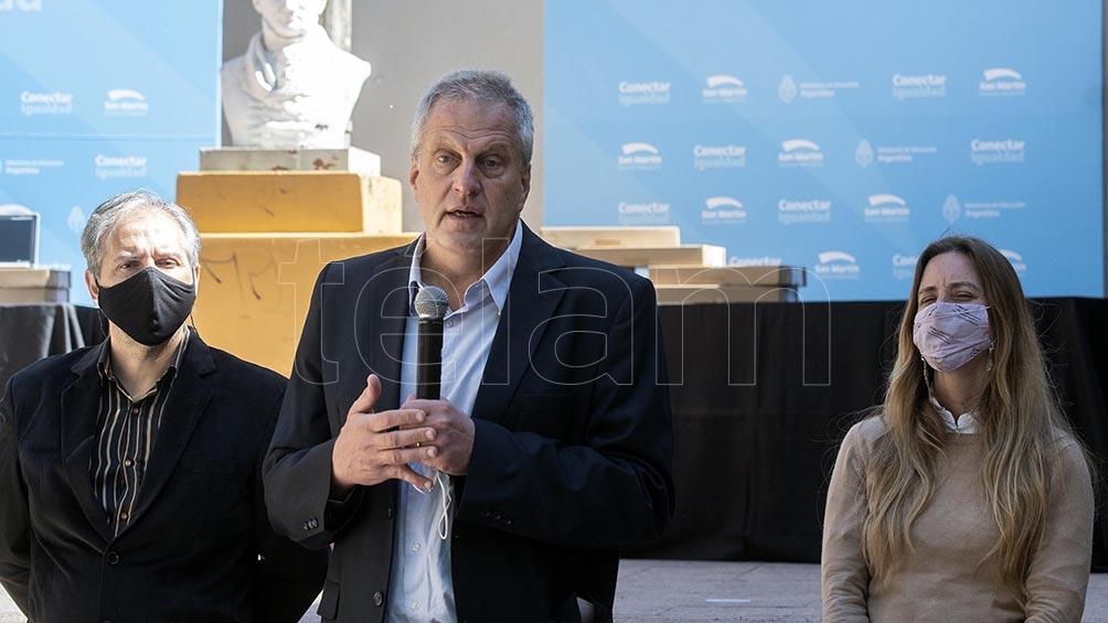 “Este programa tiene por objetivo garantizar derechos, ampliar, expandir e igualar”, sostuvo el ministro de Educación, Jaime Perczyk.