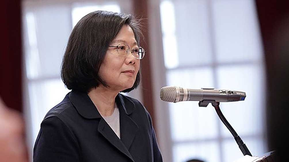 La presidenta de Taiwán aseguró que la isla no se doblegará ante China