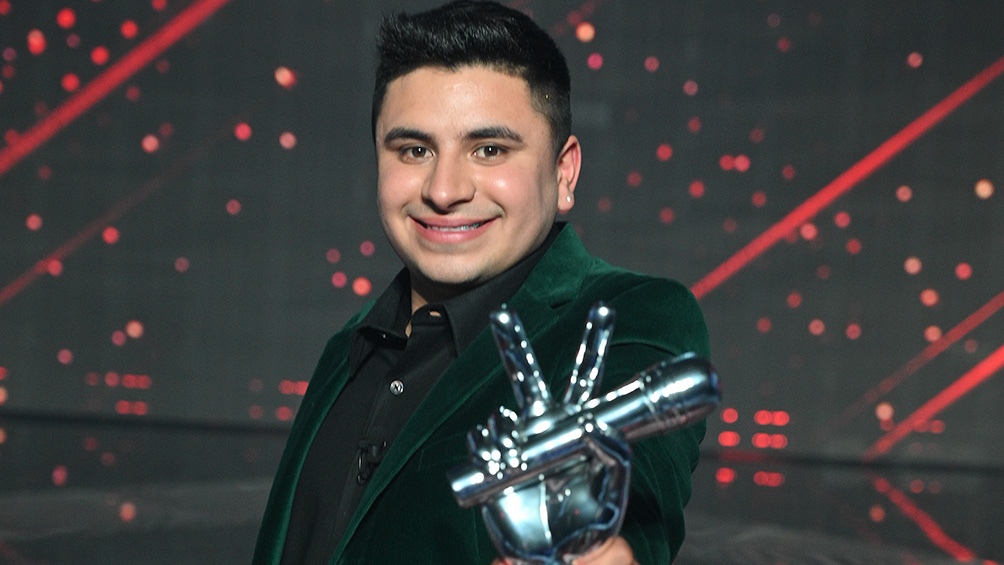 Francisco Benítez, el ganador de La Voz Argentina 2021.