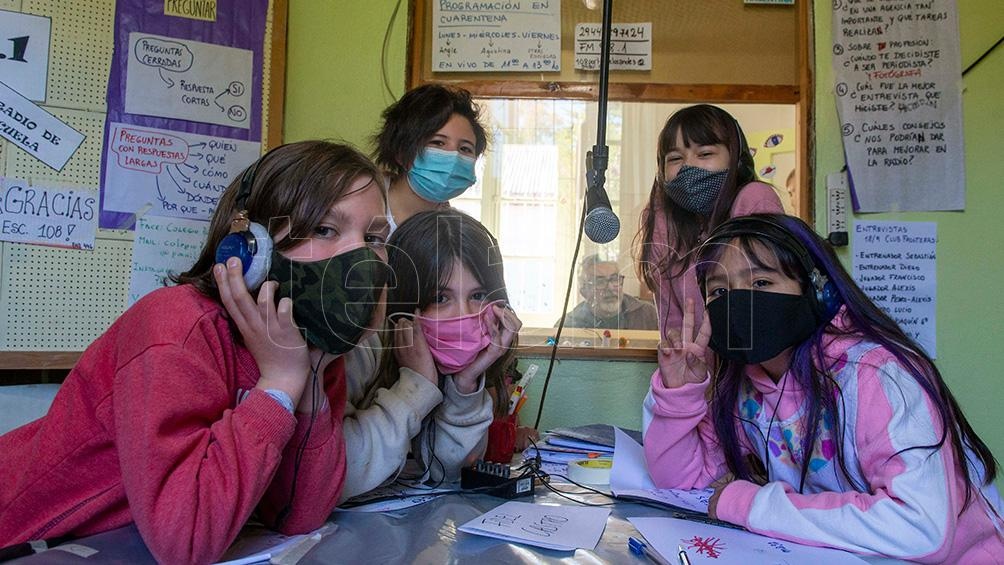 En la Argentina hay unas 300 radios escolares, según un censo del Enacom. Foto: Alejandra Bartoliche. 