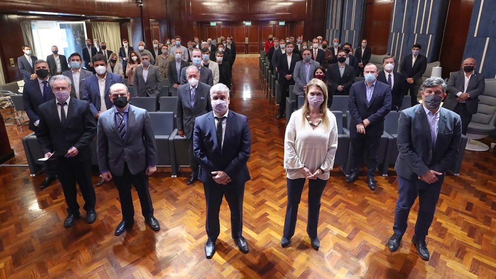 Débora Giorgi y Antonio Mezmezian, los nuevos integrantes del equipo de Feletti, estuvieron presentes en la reunión con productores y comercializadores.