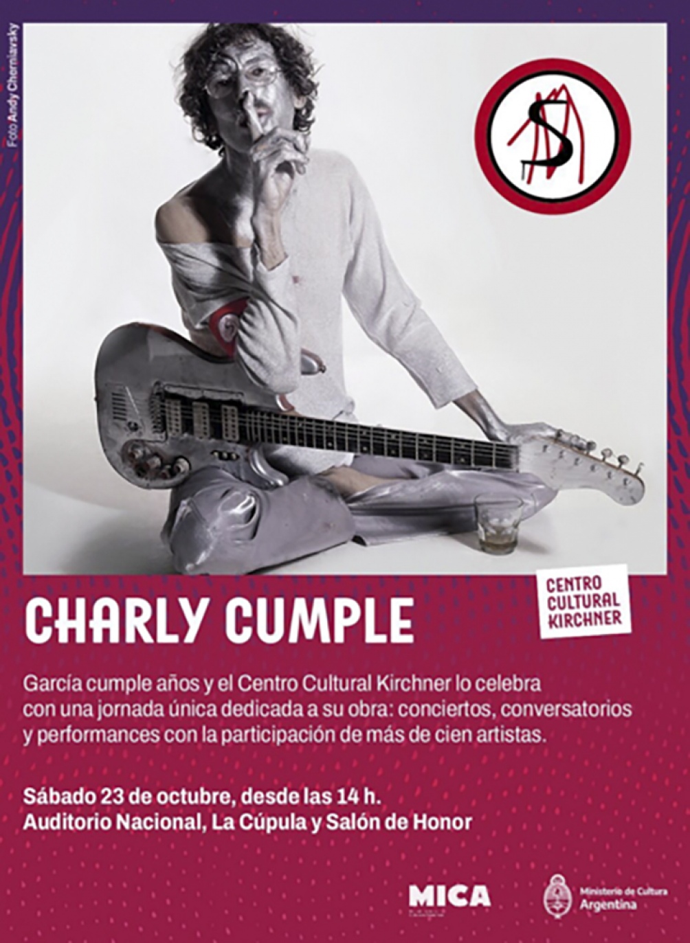 La invitación al evento. 