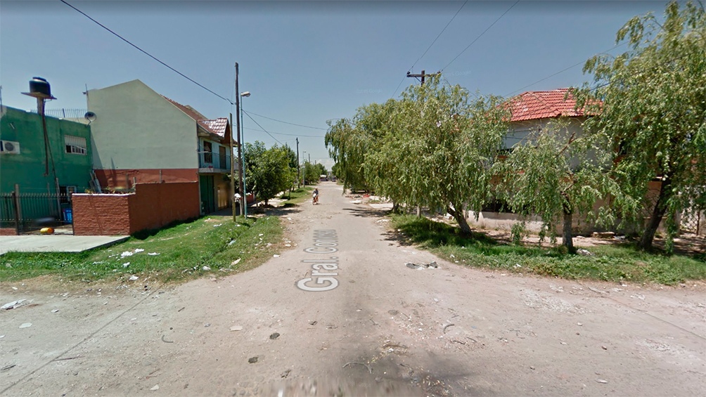 El hecho ocurrió en la esquina de las calles Figueredo y General Conesa, Villa Fiorito (Captura Google maps)