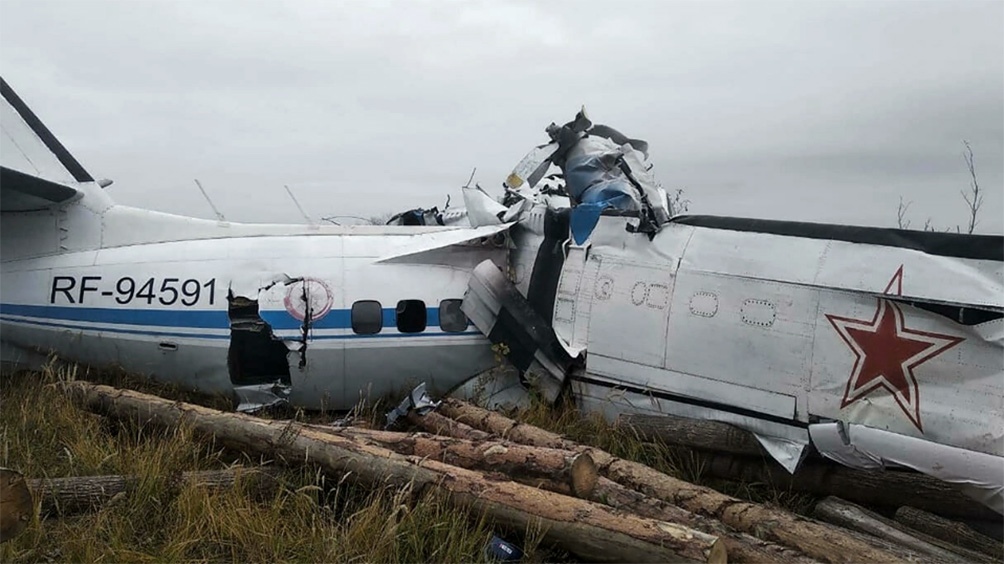 El avión, fabricado en la República Checa y de tipo L-410, se estrelló en la república de Tartaristán