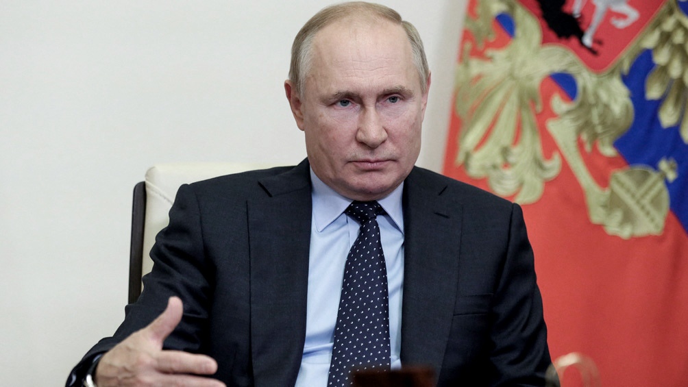 Putin: "Por supuesto, apoyo la propuesta de tener una semana no laborable del 30 de octubre al 7 de noviembre" (Foto AFP).