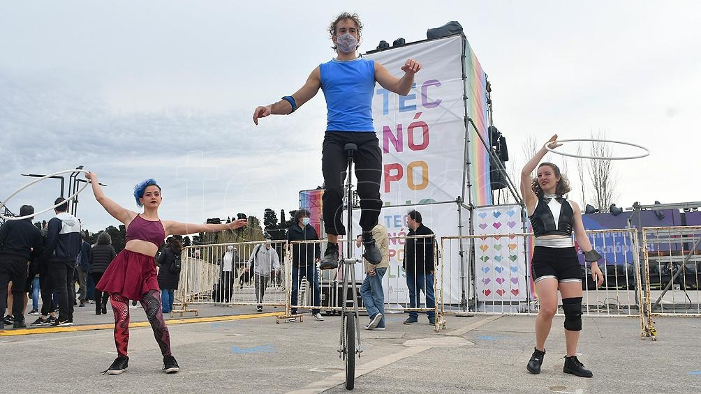 El ministro de Educación, Jaime Perczyk, afirmó que la reapertura de la megamuestra es una "fiesta”. Foto: Victoria Egurza.