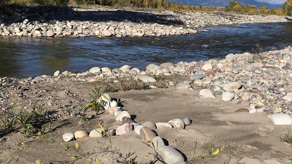 Sitio en el que hallaron el cuerpo de Petito en el estado de Wyoming (Captura Twitter @LindseySablan)