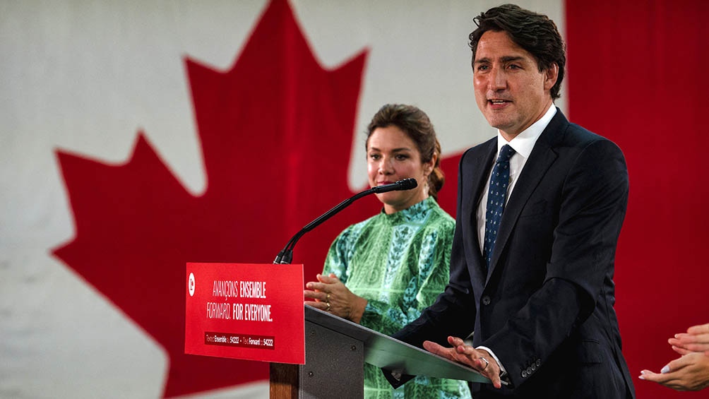 Trudeau es primer ministro de Canadá desde noviembre de 2015 y asumirá su tercer mandato