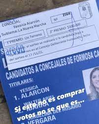 Escándalo en Formosa: Una candidata peronista ofrece sortear un terreno y $100.000 si es electa concejal