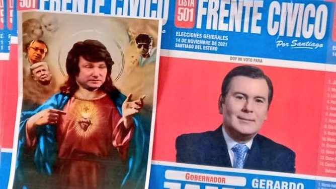 Boletas insólitas en el cuarto oscuro: una “estampita” de Milei y “La Scaloneta”