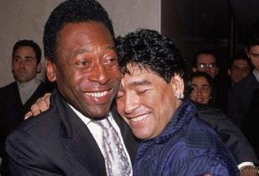 Pelé recordó a Maradona: 