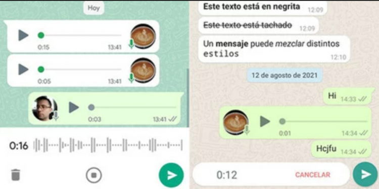 Tribuna dividida: la nueva función de audio de WhatsApp que ya genera polémica