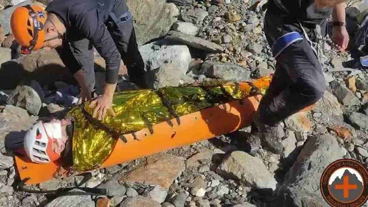 Ushuaia: dramático rescate de un turista israelí que cayó en la grieta de un glaciar